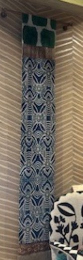 Tribal Print, Decorative Fabric Banner (with Fringe)