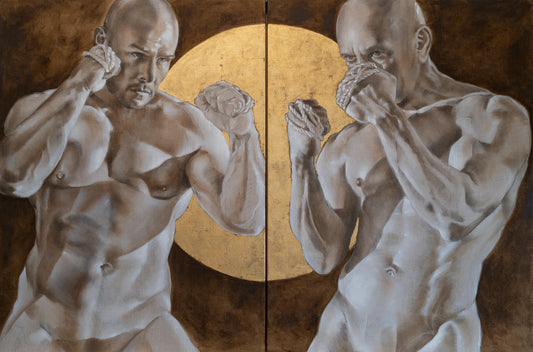"Fortitude: Diptych On Linen"