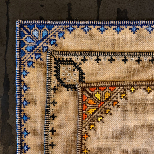 Moroccan Handwoven Placemats in Jute